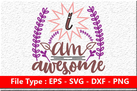 Review: Autism Quote Design, I Am Awesome