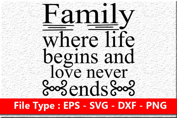 Review: Family Where Life Embroidery Design